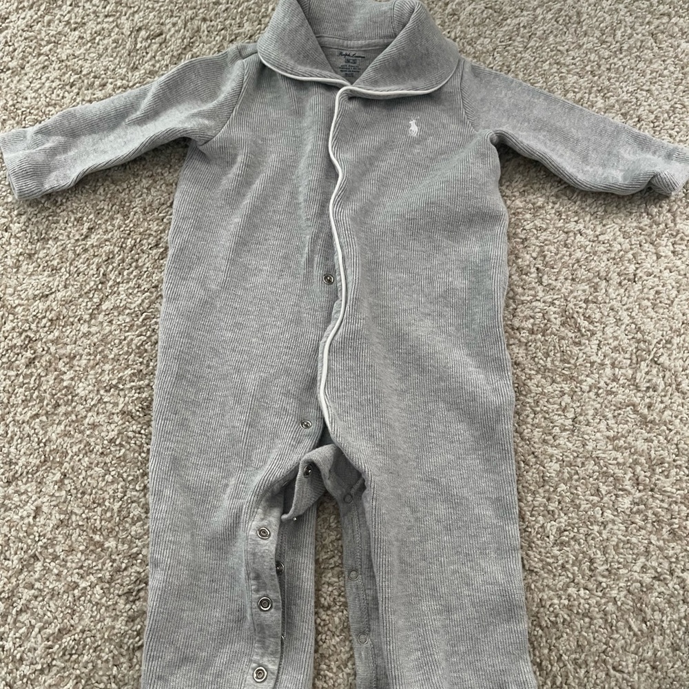 Ralph Lauren baby onesie 9M used